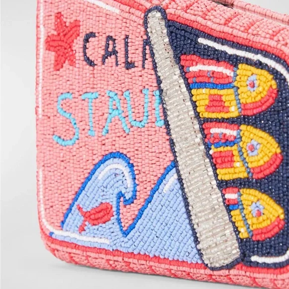 Staud Sardine Beaded Clutch Bag - Picture 3 of 5